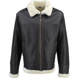 Leather 100 Ανδρικό Μπουφάν Χειμωνιάτικο Δερμάτινο Μαύρο 05SA-M1-MOUTON