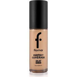 Flormar Perfect Coverage Mat Touch 301 Soft Beige Liquid Foundation 30ml