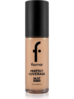 Flormar Perfect Coverage Mat Touch 301 Soft Beige Liquid Foundation 30ml