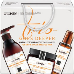 Saryna Key Trio Goes Deeper Absolute Vibrant Σετ Θεραπείας Μαλλιών Λάδι 105ml + Μάσκα 500ml + Σαμπουάν 500ml