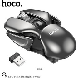 Hoco DI43 Ασύρματο Gaming Ποντίκι 1600 DPI Silver