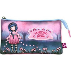 Santoro Fairy Dusk Κασετίνα με 3 Θήκες Ροζ Γαλάζια 1280GJ05