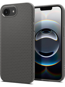 Spigen Liquid Air Back Cover Marble Gray (iPhone 16e)