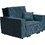 PoliHome Πολυθρόνα Navy Μπλε Viva Star I 162852349