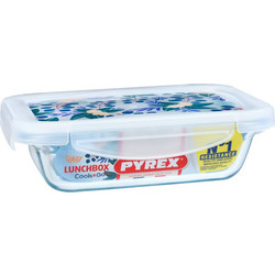 Pyrex Cook&Go Butterfly Δοχείο Φαγητού Γυάλινο Κατάλληλο για Φούρνο Μικροκυμάτων 800ml