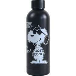 Back Me UP Peanuts Παιδικό Παγούρι Θερμός Ανοξείδωτο BPA Free Μαύρο 530ml