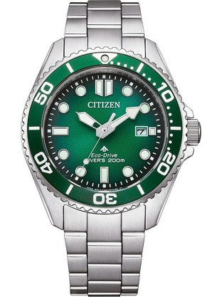 Citizen Promaster Ανδρικό Ρολόι Solar με Ασημί Μεταλλικό Μπρασελέ BN0269-50W