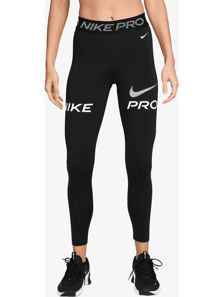 Nike Γυναικείο Κολάν Μακρύ Ψηλόμεσο Μαύρο HV2306-010