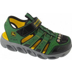 Skechers John Deere: Hypno-Splash Παιδικά Παπουτσοπέδιλα για Αγόρι Ανατομικά με Φωτάκια Πράσινα 407070L-GNBK
