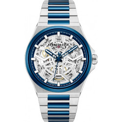 Kenneth Cole Ανδρικό Ρολόι Αυτόματο με Ασημί Μεταλλικό Μπρασελέ KCWGY0065304