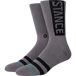 Stance Og Ανδρικές Κάλτσες Ψηλές με Σχέδια Ανθρακί M556D17OGG-GRP