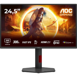 AOC Q25G4SR IPS HDR Gaming Monitor 24.5" 2560x1440 QHD 300Hz 1ms
