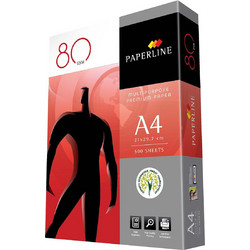 Paperline Χαρτί Α4 80gr/m² 500 Φύλλα