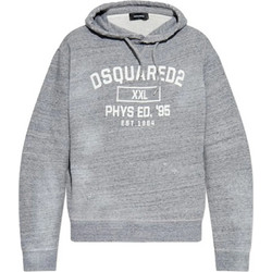 Dsquared2 Ανδρικό Φούτερ με Κουκούλα Γκρι S74GU0894S25477-860M