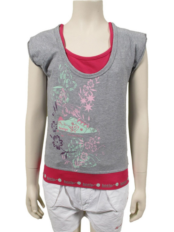Heelys Παιδικό T-Shirt Αμάνικο Γκρι S9-SS-59