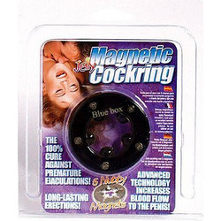 Magnetic Cock Ring Ελαστικό Δαχτυλίδι Πέους Σιλικόνης Μαύρο