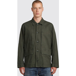 G-Star RAW Ανδρικό Πουκάμισο Βαμβακερό Μακρυμάνικο Overshirt Κυπαρισσί D26815-D752-B575