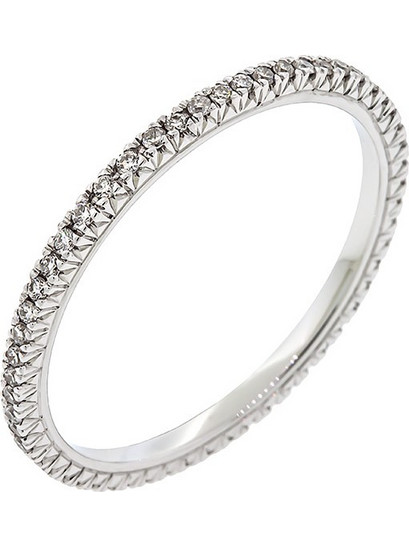 Million Diamonds Γυναικείο Δαχτυλίδι Σειρέ Ολόβερο από Λευκόχρυσο 18K με Ζιργκόν RL21950