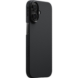 Pitaka Ultra Slim Back Cover Black Grey Twill (iPhone 17)