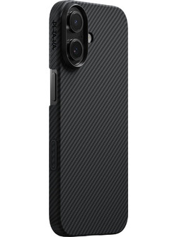 Pitaka Ultra Slim Back Cover Black Grey Twill (iPhone 17)