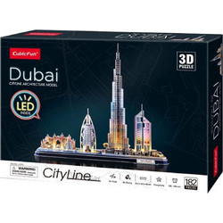 Puzzle CubicFun City Line Dubai 3D 182 Κομμάτια