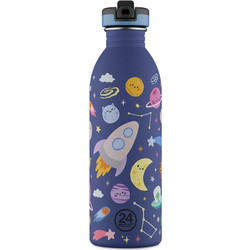 24Bottles Space Friends Παιδικό Παγούρι Θερμός Ανοξείδωτο BPA Free Navy Μπλε 500ml