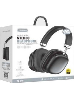 Yesplus Ys-518 Ενσύρματα & Ασύρματα Bluetooth Ακουστικά Over Ear Ανθρακί