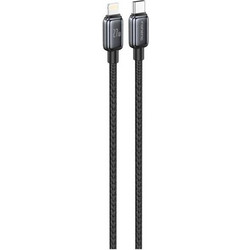 Foneng X119 Braided USB-C to Lightning Cable 1m Black 6970462515722