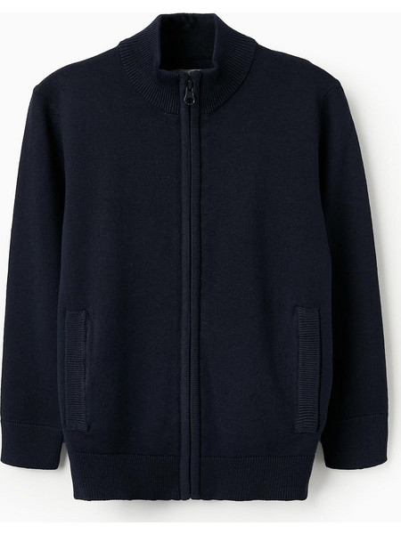 Zippy Παιδική Ζακέτα Πλεκτή με Φερμουάρ Navy Μπλε 31067218006