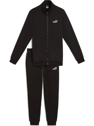 Puma Ανδρικό Σετ Φόρμας Fleece με Λάστιχο Μαύρο 688175-01