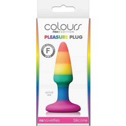 NS Novelties Colours Pride Mini Πρωκτική Σφήνα 9cm