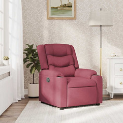 vidaXL Πολυθρόνα Relax με Υποπόδιο Ανακλινόμενη Μπορντό 4019922