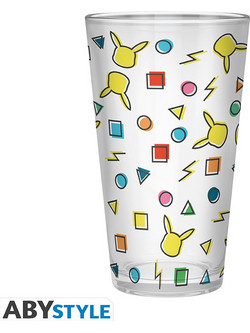 AbyStyle Ποτήρι Νερού Γυάλινo Διαφανές Πολύχρωμο 400ml ABYVER211