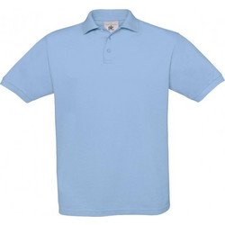 B&C Collection Ανδρική Μπλούζα Polo Κοντομάνικη Γαλάζια PU409-410