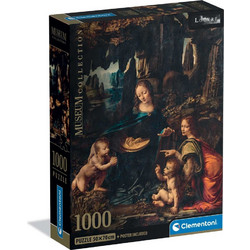 Puzzle Clementoni Leonardo da Vinci Η Παναγία των Βράχων 1000 Κομμάτια
