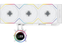 Lian Li HydroShift II LCD-C 360 White Υδρόψυξη CPU 120mm ARGB για Socket 1700 / 1851 / AM4 / AM5