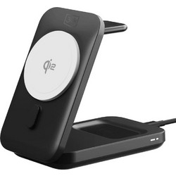 3mk MagRocket 3in1 Ασύρματος Φορτιστής Qi2 Pad με Θύρα USB-C 15W