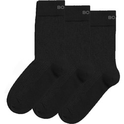 Bjorn Borg Ανδρικές Κάλτσες Ψηλές Μαύρες 3Pack 10004092-MP001