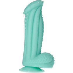 Toyz4lovers Captain Squirtino Monster Ρεαλιστικό Dildo με Βεντούζα Όρχεις & Δυνατότητα Εκσπερμάτωσης 21cm Πράσινο