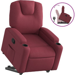 vidaXL Πολυθρόνα Relax Ανακλινόμενη Μπορντό 3204371