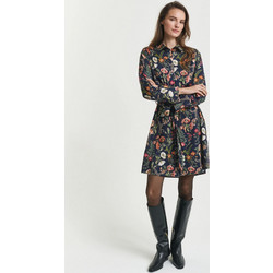 Gant Mini Καθημερινό Φόρεμα Floral Σεμιζιέ Μεταξωτό Navy Μπλε 3GW4503453-433