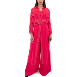 Zoya Maxi Καλοκαιρινό Βραδινό Φόρεμα Σεμιζιέ Φούξια 1551.919.0199