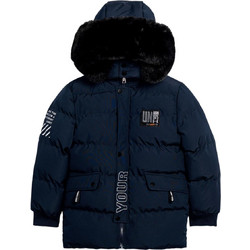 Funky Παιδικό Μπουφάν Χειμωνιάτικο Puffer Αντιανεμικό Navy Μπλε 226-118107-1