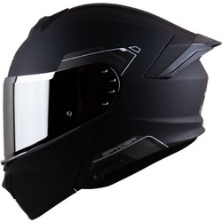 Spyder Force Matt Black Κράνος Μηχανής Flip-Up 1600gr