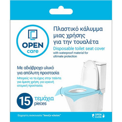 Opencare Κάλυμμα Λεκάνης Τουαλέτας 15τμχ