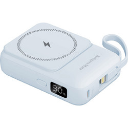 Kruger & Matz KM0913-BL Wireless Magsafe Power Bank 10000mAh 15W με Θύρα USB-C Light Blue