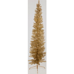 Χριστουγεννιάτικο Δέντρο Slim Eurolamp 210cm Χρυσό 600-30666