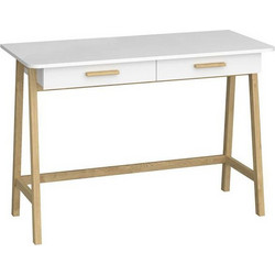 Alphab2b Belle Γραφείο Ξύλινο 120x55x80cm TO-BELLE2S120WHITE