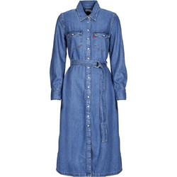 Levi's Midi Καθημερινό Φόρεμα Σεμιζιέ Τζιν Μπλε 004H3-0000