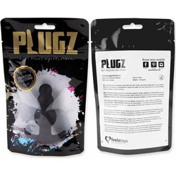 Feelztoys Plugz No 1 Πρωκτική Σφήνα 9cm Μαύρη